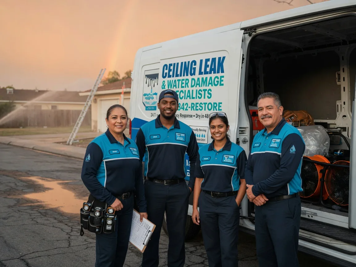 Ceiling Leak Cleanup company in Waka, TX